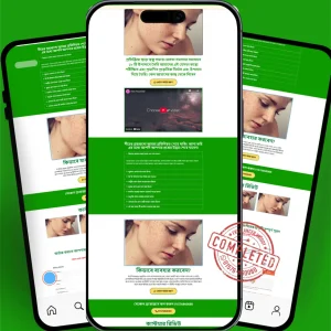 Skincare-Product Selling Landing Page for WordPress – Elementor