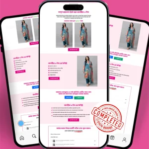 Three Pics Selling Landing Page for WordPress – Elementor